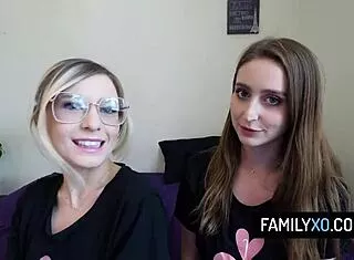 stepdad punishes bratty stepdaughters laney grey minxx marley garage fuck