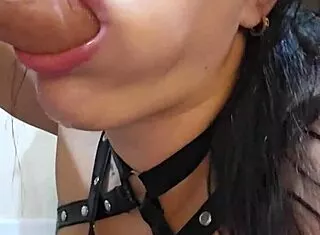 she facetimes cuck while sucking his replacement's big cock pov