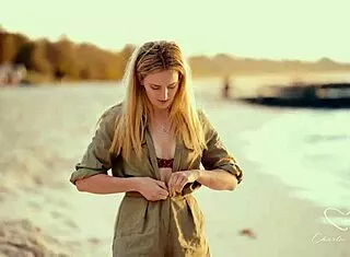 oh god charlie forde's wet pussy and ass licking lesbian beach orgasm has me moaning too