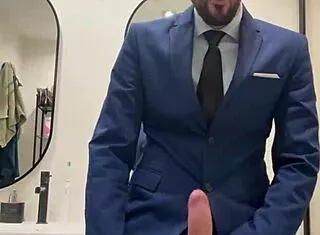 wanna see hot daddy's thick cock jizz explode in toilet?