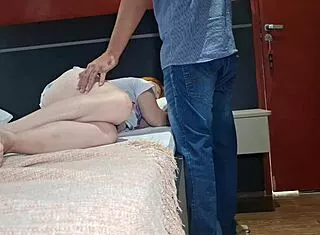 caught that hottie bending over for daddy