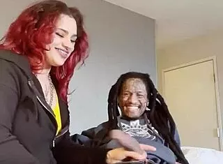 FAVORITE COLLAB! GAKTRIZZY'S MONSTER COCK GETS PETITE REDHEAD MILF WITH BRACES SUCKING HARD OLD PORNSTAR STYLE!