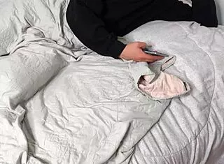 stepsis slips into my bed in lingerie, seduces me hard until i cum all over her big ass