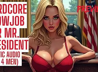 hardcore blowjob for mr president leaves me moaning wildly