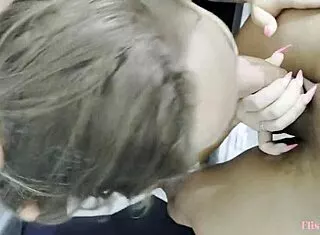 blonde gym babe elis nebsniak masturbates wildly then sucks cuckold cock