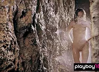 Whoa! Sultry Ukrainian Teen Vi Shy Strips Black Bikini!