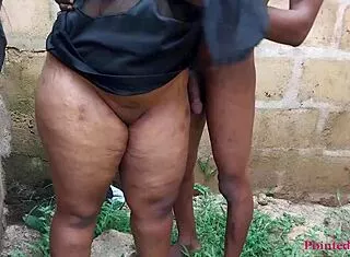 Banging Big White Ass Outdoors in Unfinished Building Frenzy