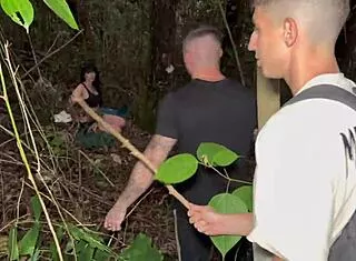 Want to hard fuck disoriented hiker Yenifer Chacon deep in forest?