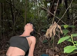 Want to hard fuck disoriented hiker Yenifer Chacon deep in forest?