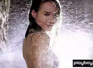 Whoa! Sultry Ukrainian Teen Vi Shy Strips Black Bikini!