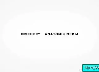 Busty ebony masseuse mocha menage takes bbc pounding and hot cum loads on natural tits!