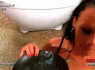 ever wondered how many cocks drown this slut in bukkake bliss?