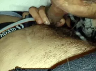 stepsis lets me grope her huge tits hiding from everyone barefoot ebony