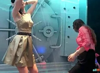 hot euro babes tease with sexy softcore dance moves everywhere