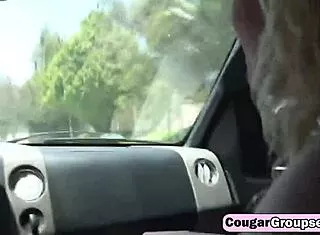 these naughty kinky cougar goddesses get wild and amazing in their sexy group foursome babe action