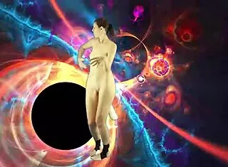 Sweet Asian Dance Turns Psychedelic With Butt Plug Tease!