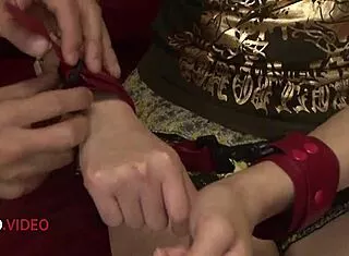 Meri Kanami bound in Japanese bondage begs for passionate JAV creampie ravishment