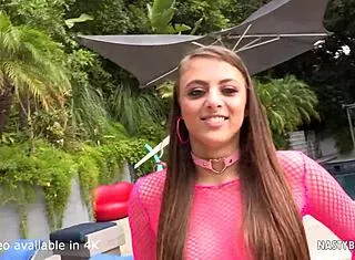 Petite gia derza slurps cocks in sloppy squirting blowbang