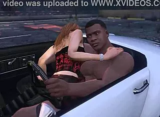 GTA 5 Franklin Pounds Hooker in Steamy Car Service