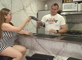 innocent latin milf girlfriend explores anal debut with best friend