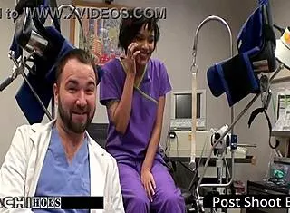 Freshman Jackie Banes Endures Nurse's Hitachi Orgasm Humiliation