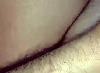 real arab wife screams riding cock wet pussy fingered creampie pov!
