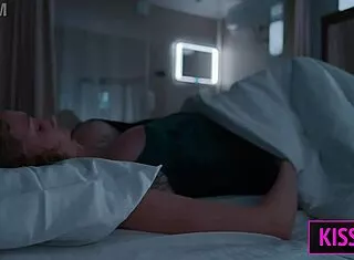 Horny Stepmom Shares Hotel Bed Spooning Stepsons Big Cock All Night