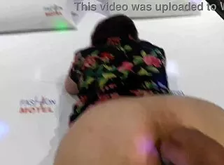 BIG BAMBU Pounds Short-Haired Blonde Milf's Throat and Ass with Toys!