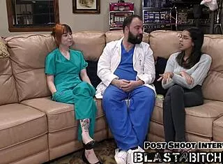 ditria rose sucks cock then eats pussy in hot pov vibrator action