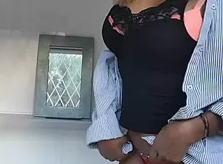 she heads public for solo anal sextape adventure in outdoors wild.