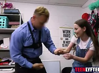 i catch cute petite brunette thief and fuck her with my monster cock