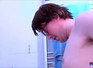 tattiana's fat shower blowjob drenches pov cock