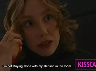 Horny Stepmom Shares Hotel Bed Spooning Stepsons Big Cock All Night