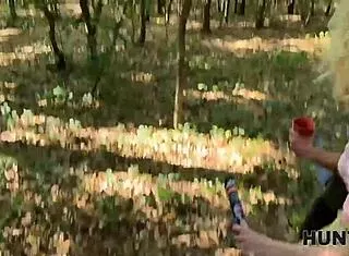 hunt4k blonde picks stranger in forest ditches boyfriend for raw outdoor pussy fuck. he watches cuckolded as she moans loud