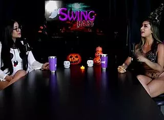 swingers couple fada prazeres tries anal pussy dp first time on cam