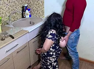 Huge Tits Groped! Cock Stuffed in Mature Milf's Mouth Before Anal Pounding!