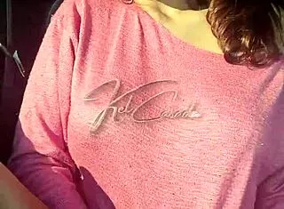 on our sp road trip i teased truckers flashing my slutty latina wife