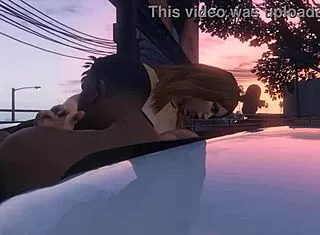 GTA 5 Franklin Pounds Hooker in Steamy Car Service