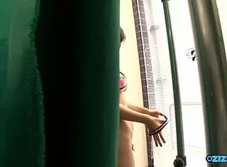 Super Bitch Gets Deepthroat Cumshot from Old Guy Indoors