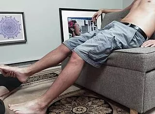 Relaxing Foot Massage Builds Intimate Tension Slowly