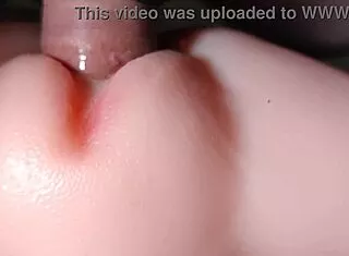 damn this close-up pussy fuck on my fuck doll toy feels insanely tight and hot