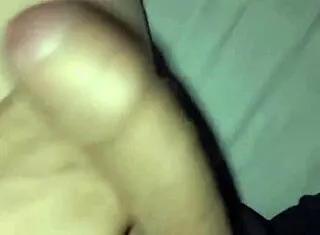 white guy's pink headed cock 🍌 ready for fun