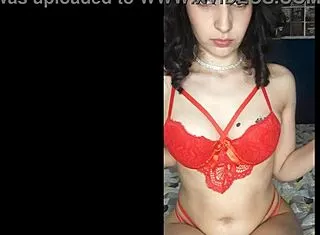 Hidden Angel masturbates until college creampie doggystyle