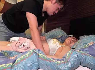 damn this 134cm petite japanese girl gets fucked after gymnastics class