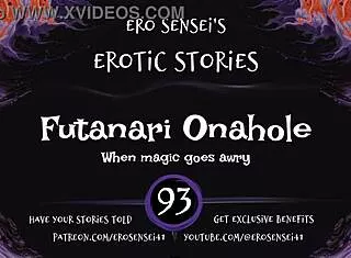 futanari onahole tempts women into erotic pov orgasm reality audio