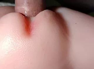 damn this close-up pussy fuck on my fuck doll toy feels insanely tight and hot