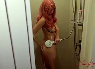 stepmom's curvy fat milf pussy squirted missionary after taboo shower roleplay