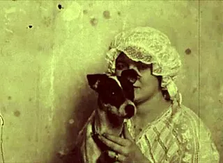 Dark lantern's vintage hairy beauty beaver retro pussy tease