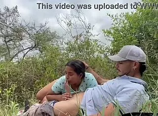 they pounded me hard atop mountain in real outdoor sex