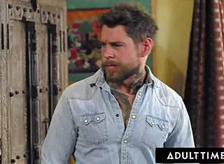 milf masseuse brandi love gets horny oils up client nuru ride